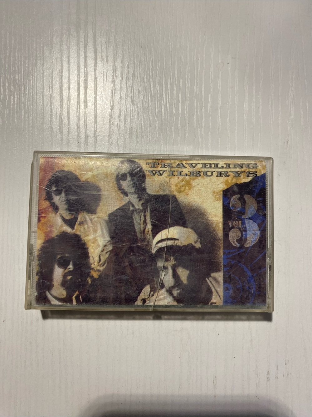 Traveling Wilburys Vol. 3 Cassette Tape Tom Petty George Harrison 1990 4-26324⁠